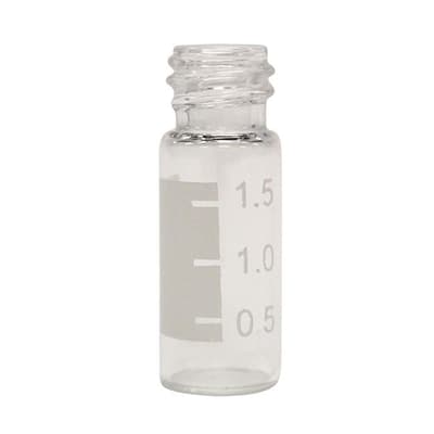 Chromatography Research Supplies 1.8 mL Clear Screw Graduated Wide Mouth Vial (100/pk)